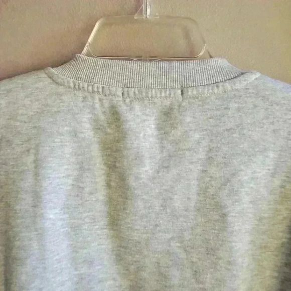 DUNLOP MOTORSPORT Men's Sweatshirt Size Medium Gray Soft Long Sleeve Crewneck - Picture 11 of 14